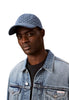 Calvin Klein Cappello da Baseball LV04D5029G Denim Blue, Blue Nights Aop
