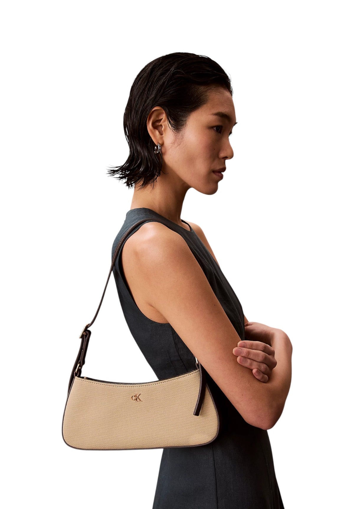 Borsa a Spalla LV04F3347G Khaki Canvas