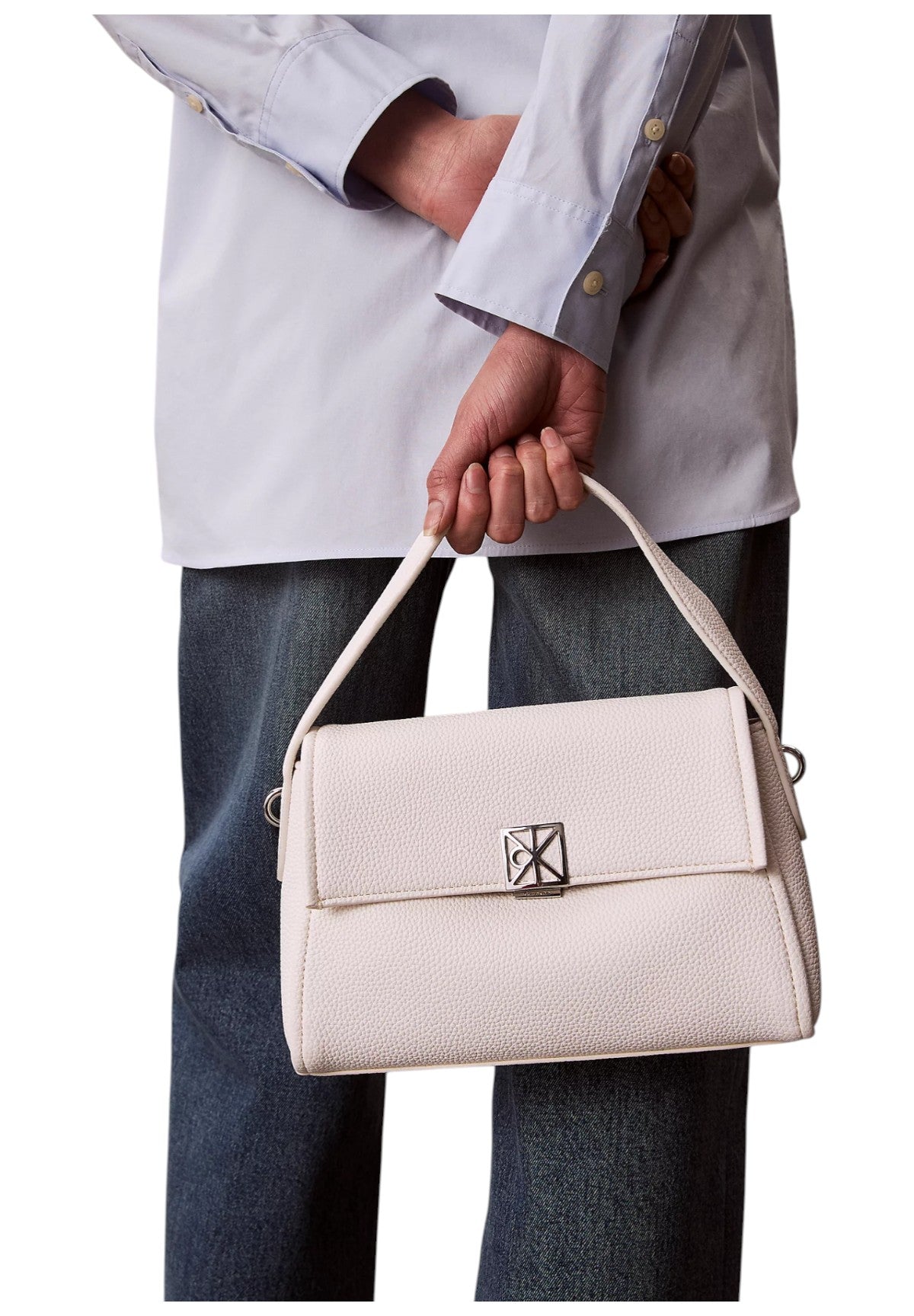 Borsa a Spalla LV04F3425G White Alyssum