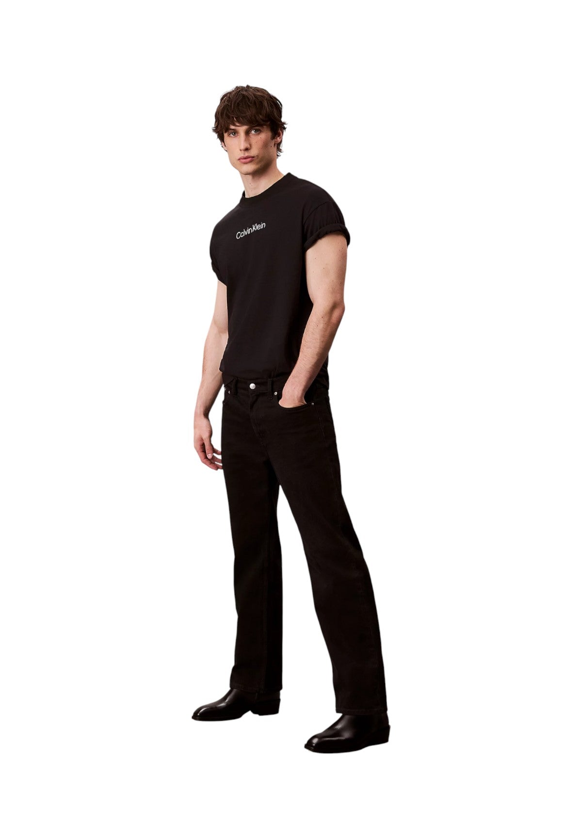 T-shirt a Maniche Corte Ss Standard Logo 30S LV04LD230G Black