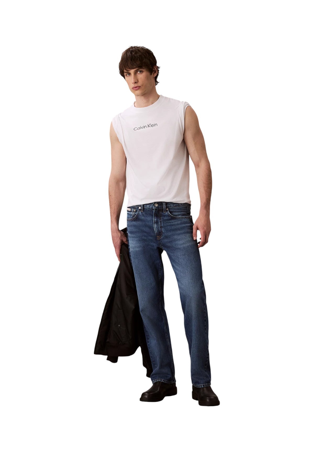 T-shirt a Maniche Corte Ss Standard Logo 30S LV04LD230G Bright White