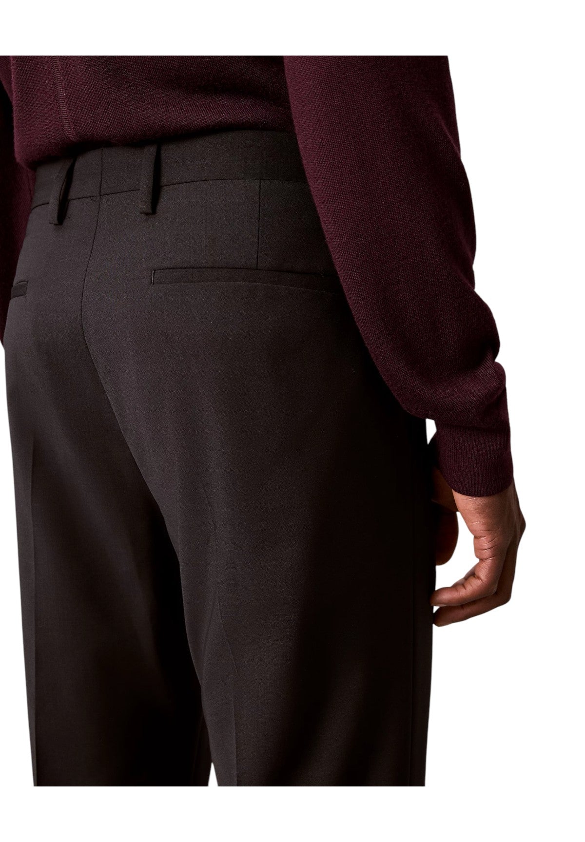 Pantaloni Trop Wool Slim Trous LV14LD904G Black