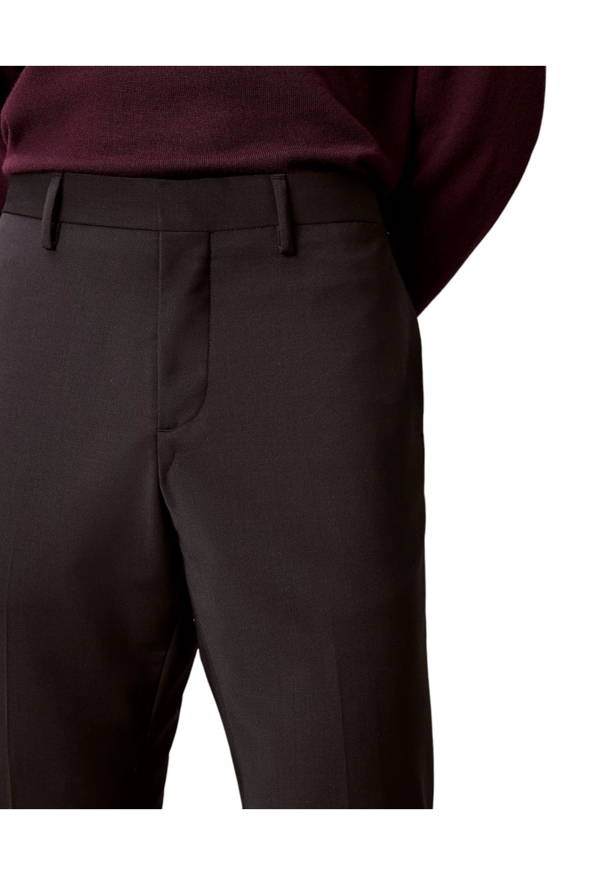 Pantaloni Trop Wool Slim Trous LV14LD904G Black