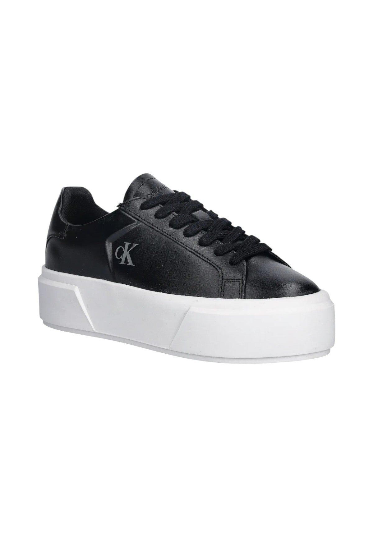 Sneakers Flatform Lace Up Lth YW0YW01928 CK Black
