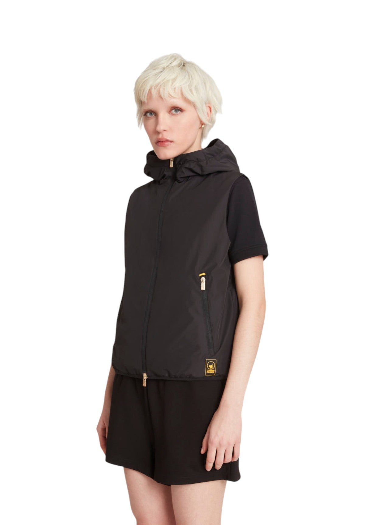 Smanicato Gilet 265Cpwv03145 P1410P KENZA Jet Black, Liger Yellow