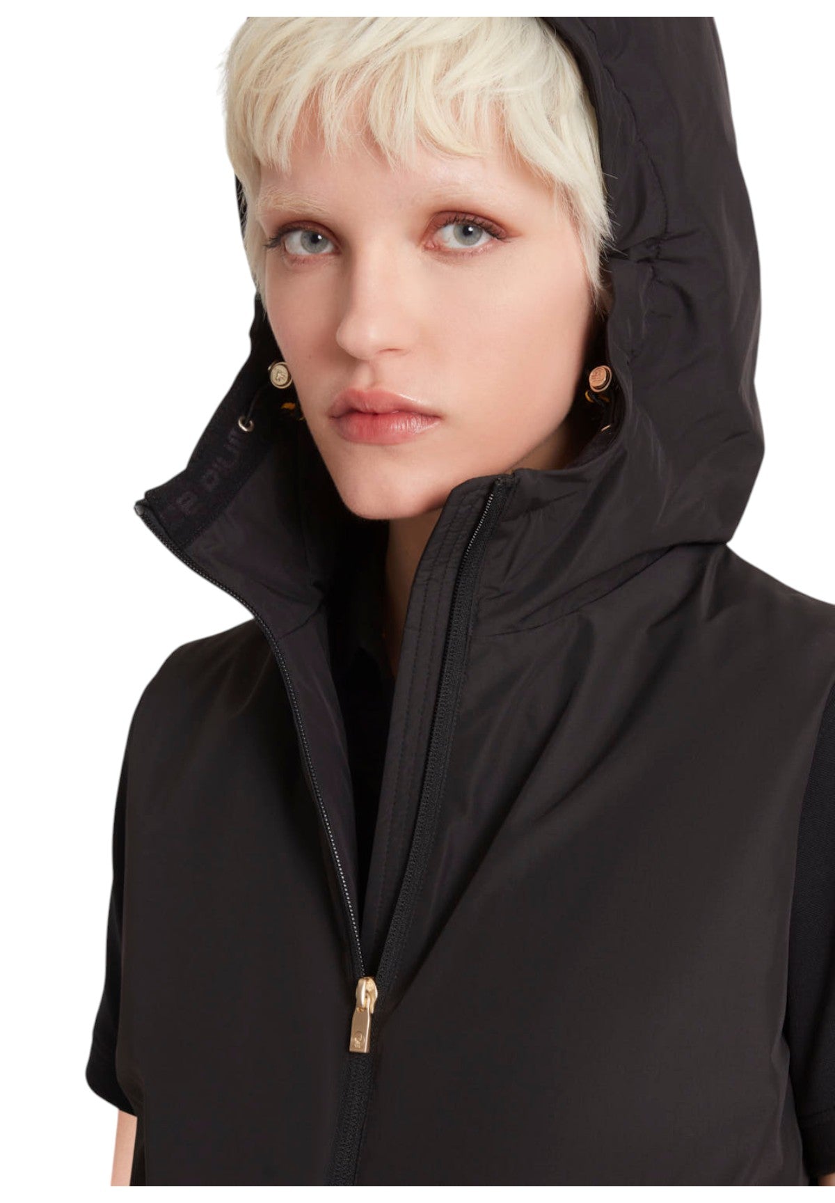 Smanicato Gilet 265Cpwv03145 P1410P KENZA Jet Black, Liger Yellow