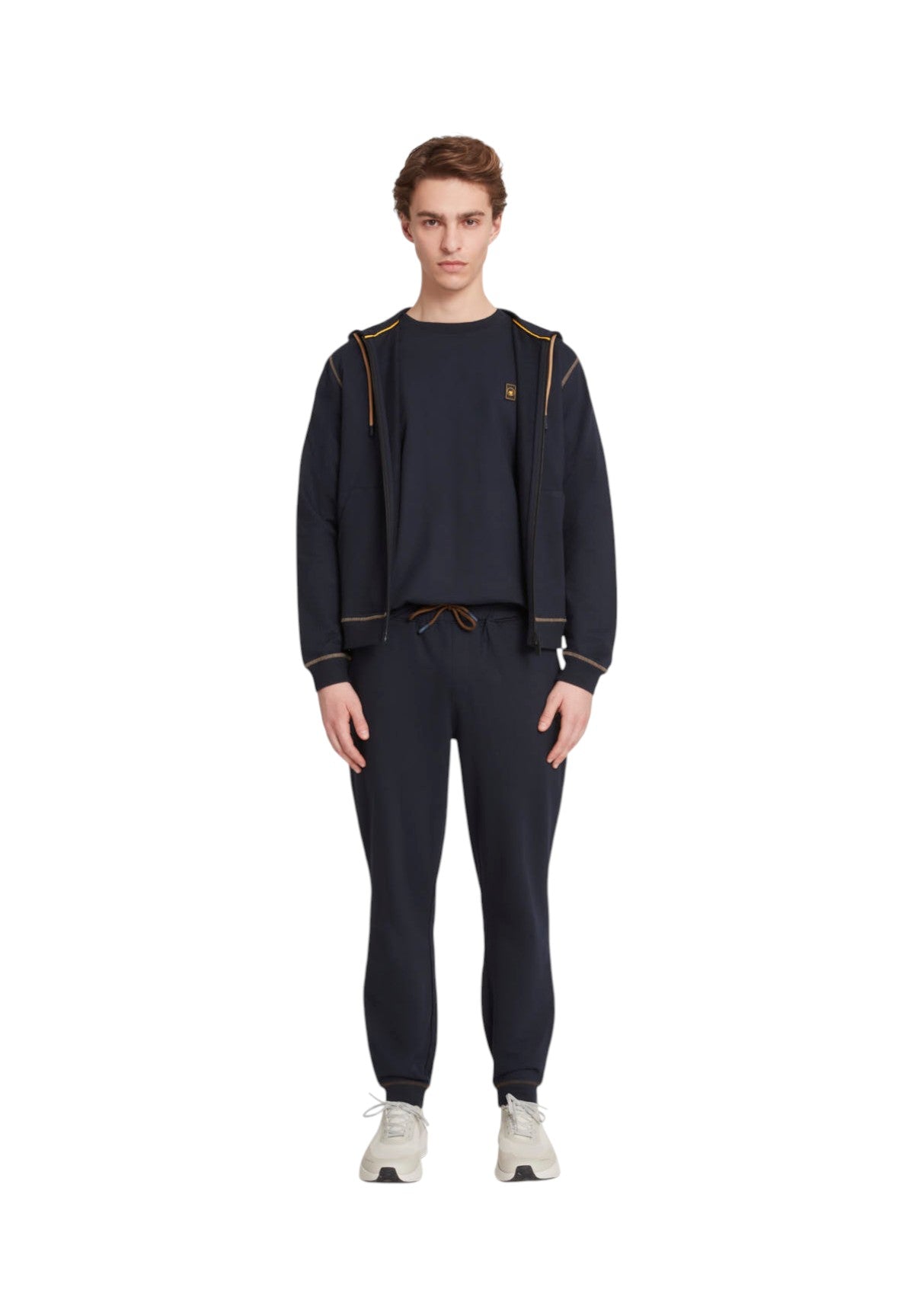 Felpa Full-Zip con Cappuccio 265Cpmf58647 C1E30X KURT Eclipse