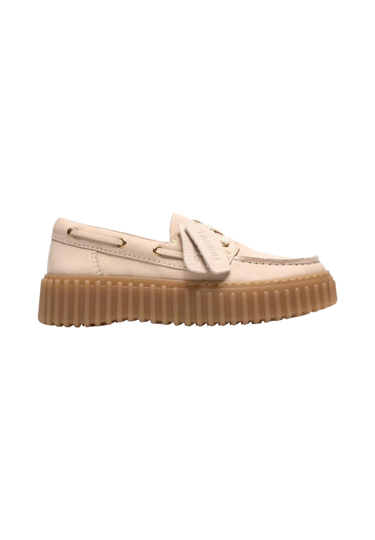 Stringate Torhill Boat 26186302 Cream Nubuck