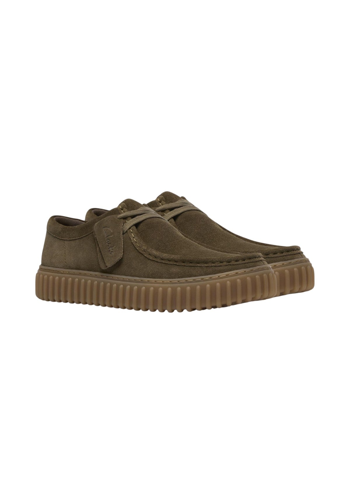 Stringate Torhill Lo 26187378 Olive Suede