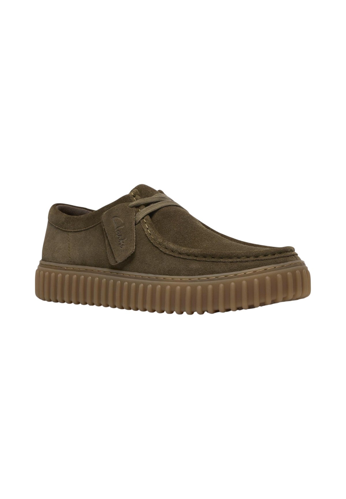 Stringate Torhill Lo 26187378 Olive Suede