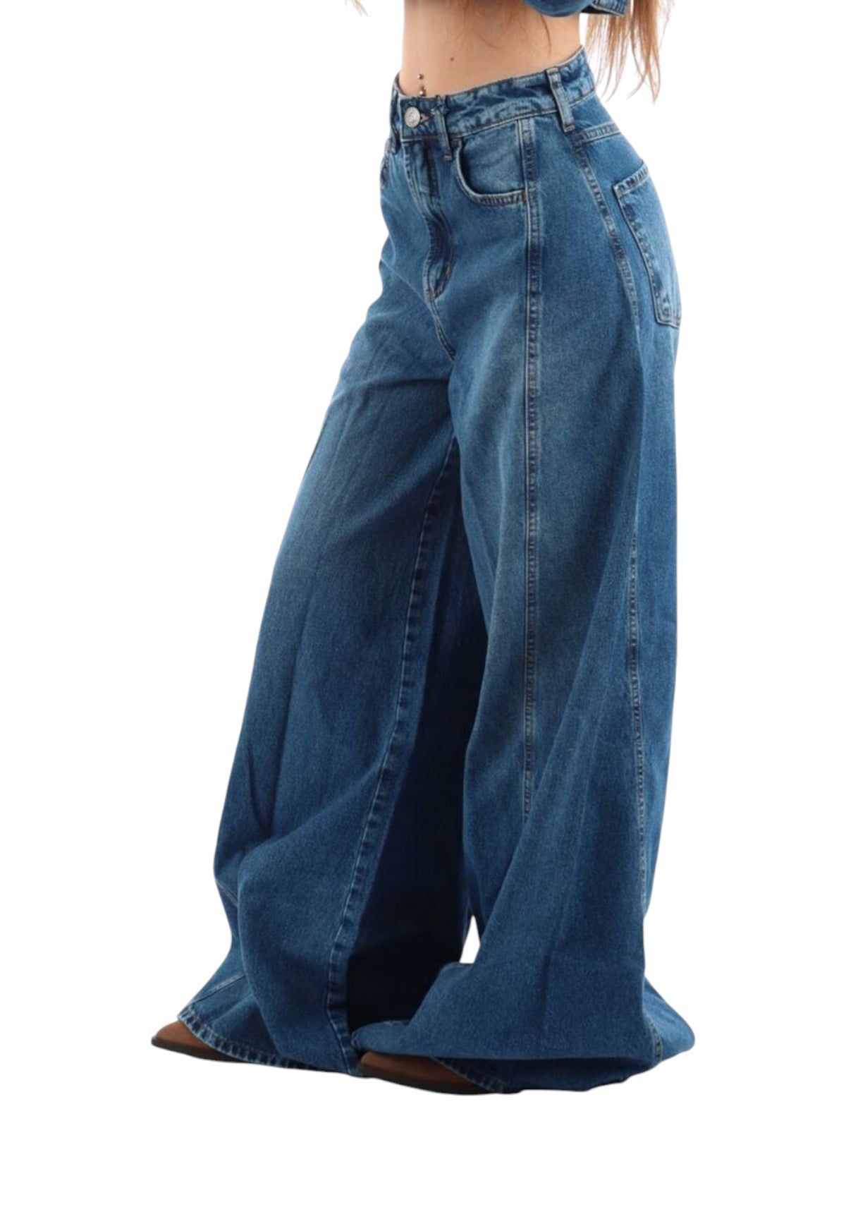 Jeans jeans wide silvia 21100405 Denim