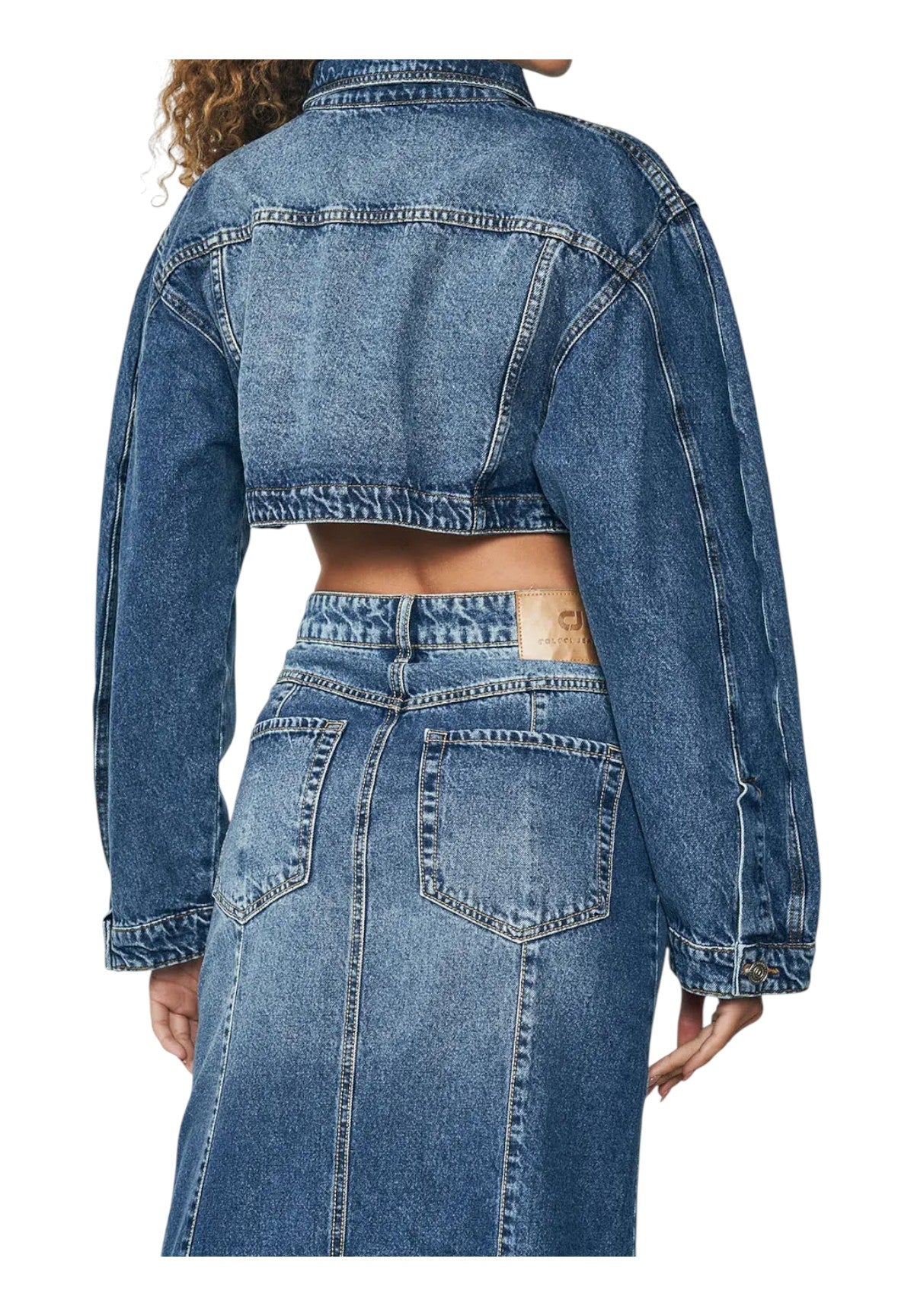 Giubbino di Jeans giubbino jeans corto 321100070 Denim