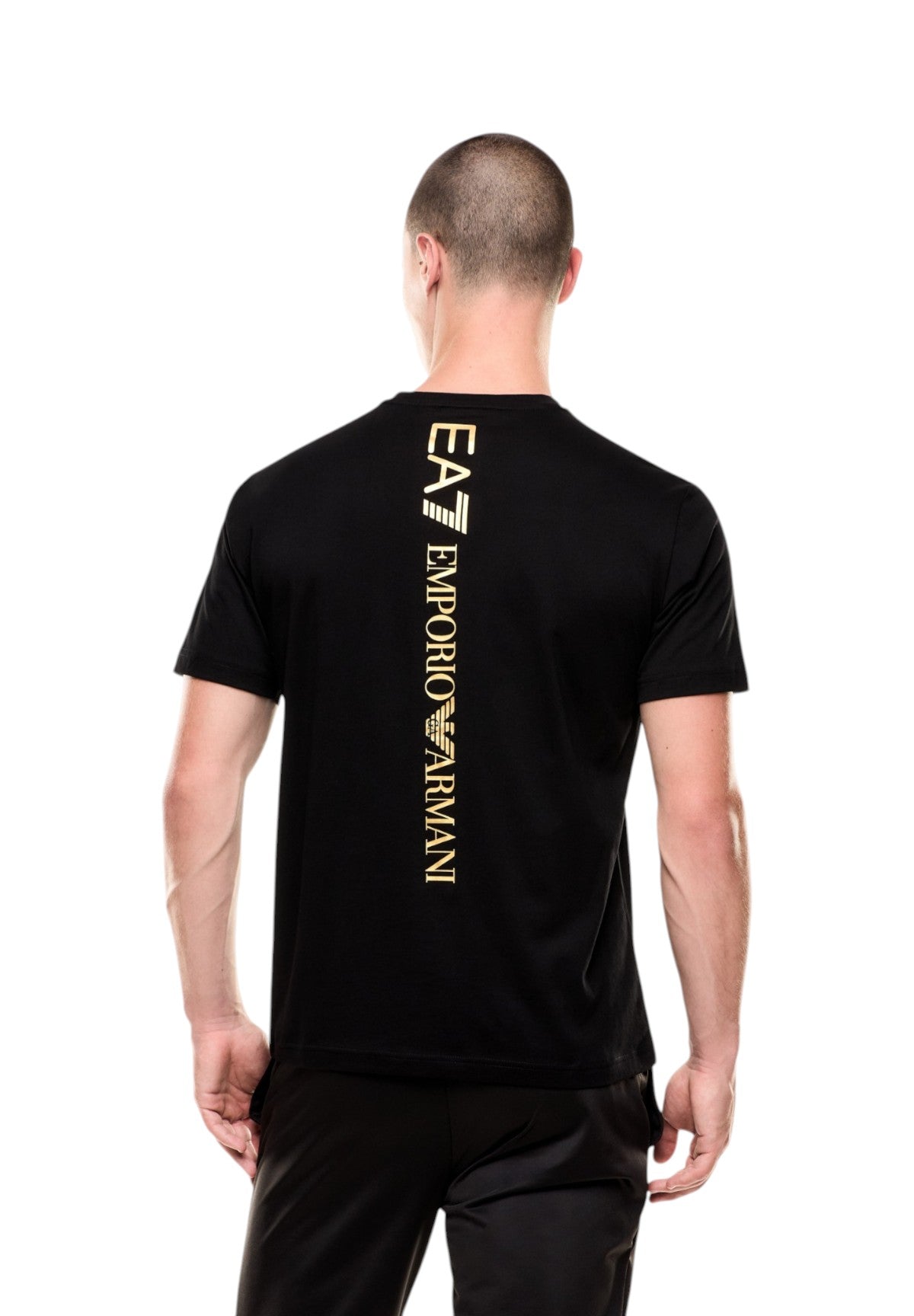 T-shirt a Maniche Corte 7M000567 Black, Gold