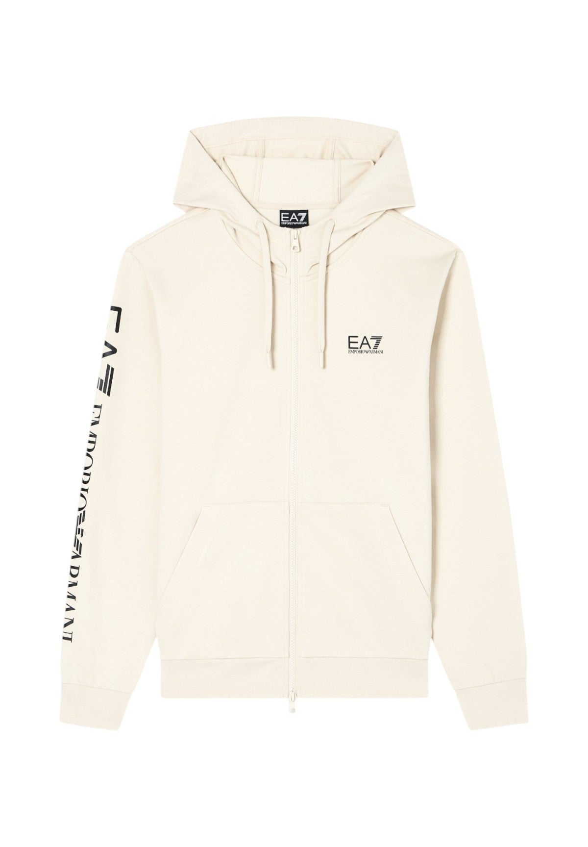 Felpa Pullover con Cappuccio 7M000568 Fog