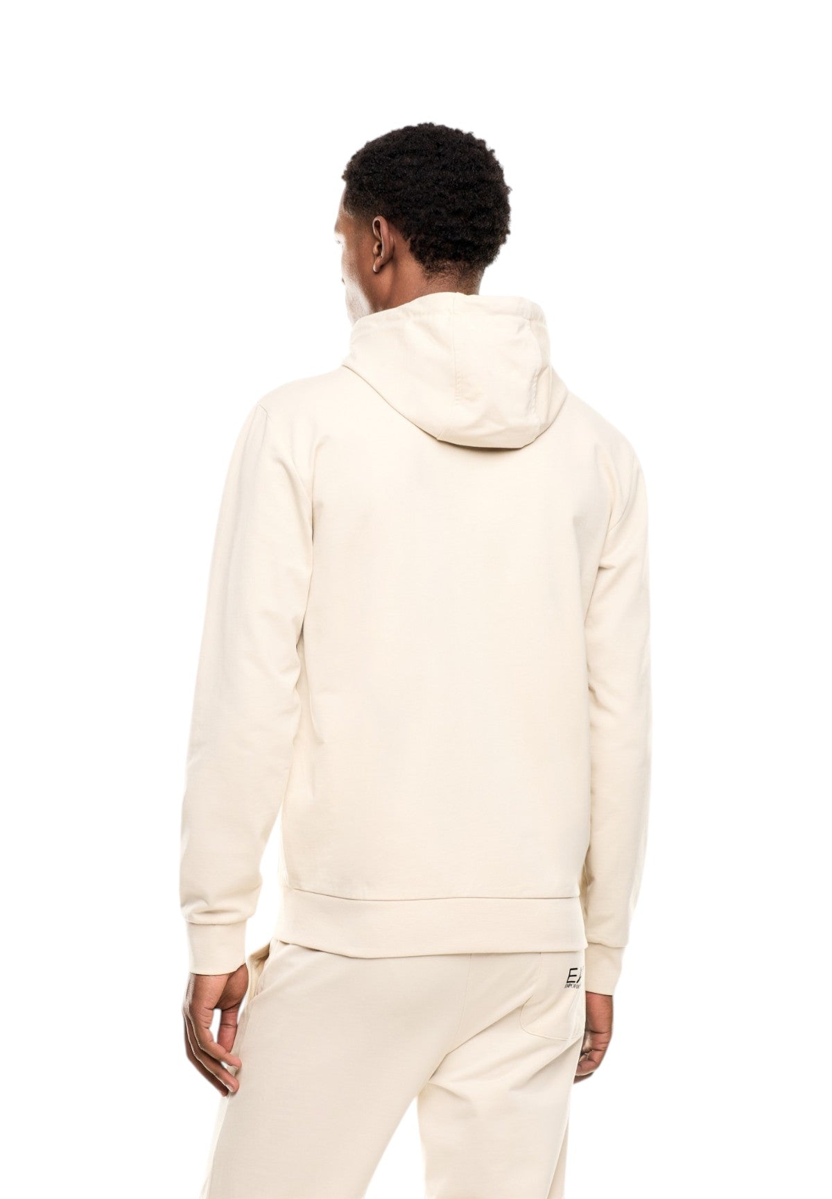 Felpa Pullover con Cappuccio 7M000568 Fog