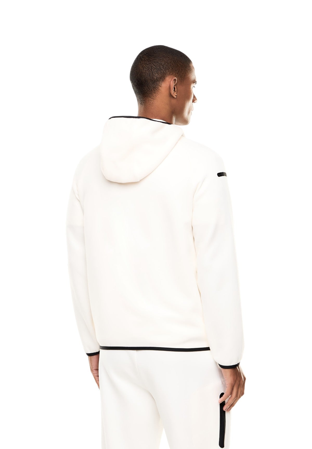 Felpa Full-Zip con Cappuccio 7M001598 Sugar Swizzle