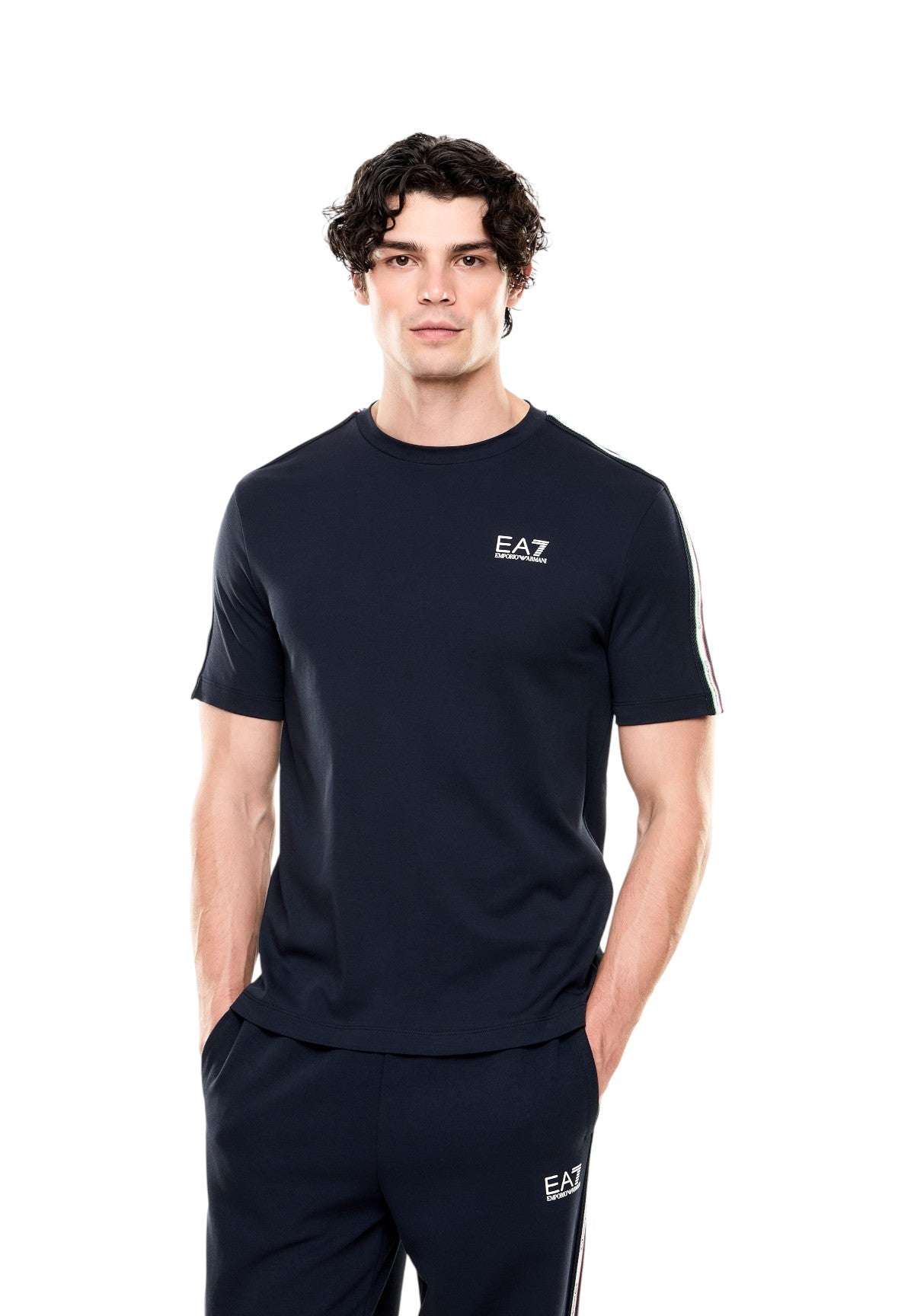 T-shirt a Maniche Corte 7M001861 Armani Blue