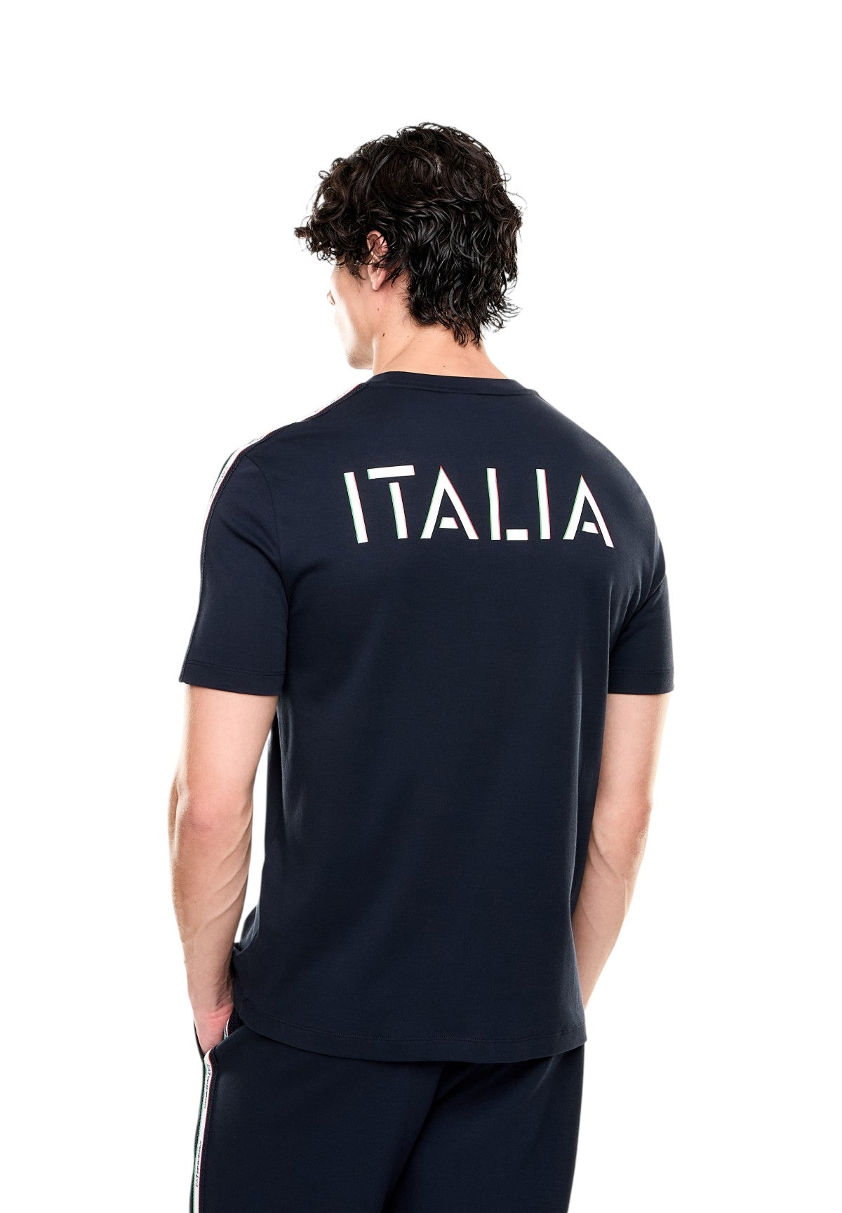 T-shirt a Maniche Corte 7M001861 Armani Blue