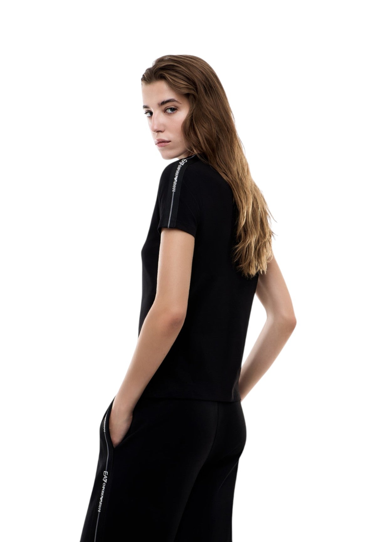 T-shirt a Maniche Corte 7W001490 Black