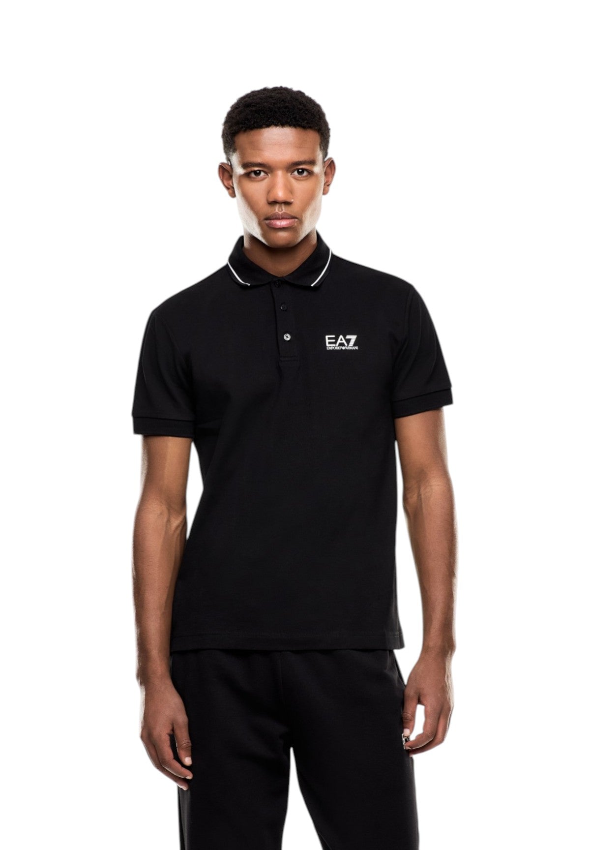 Polo Piqué 8NPF16 Black