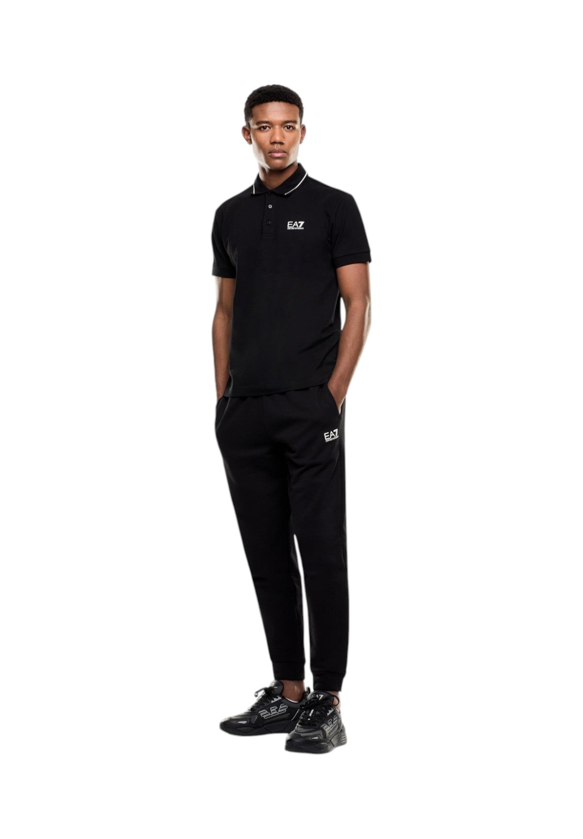 Polo Piqué 8NPF16 Black