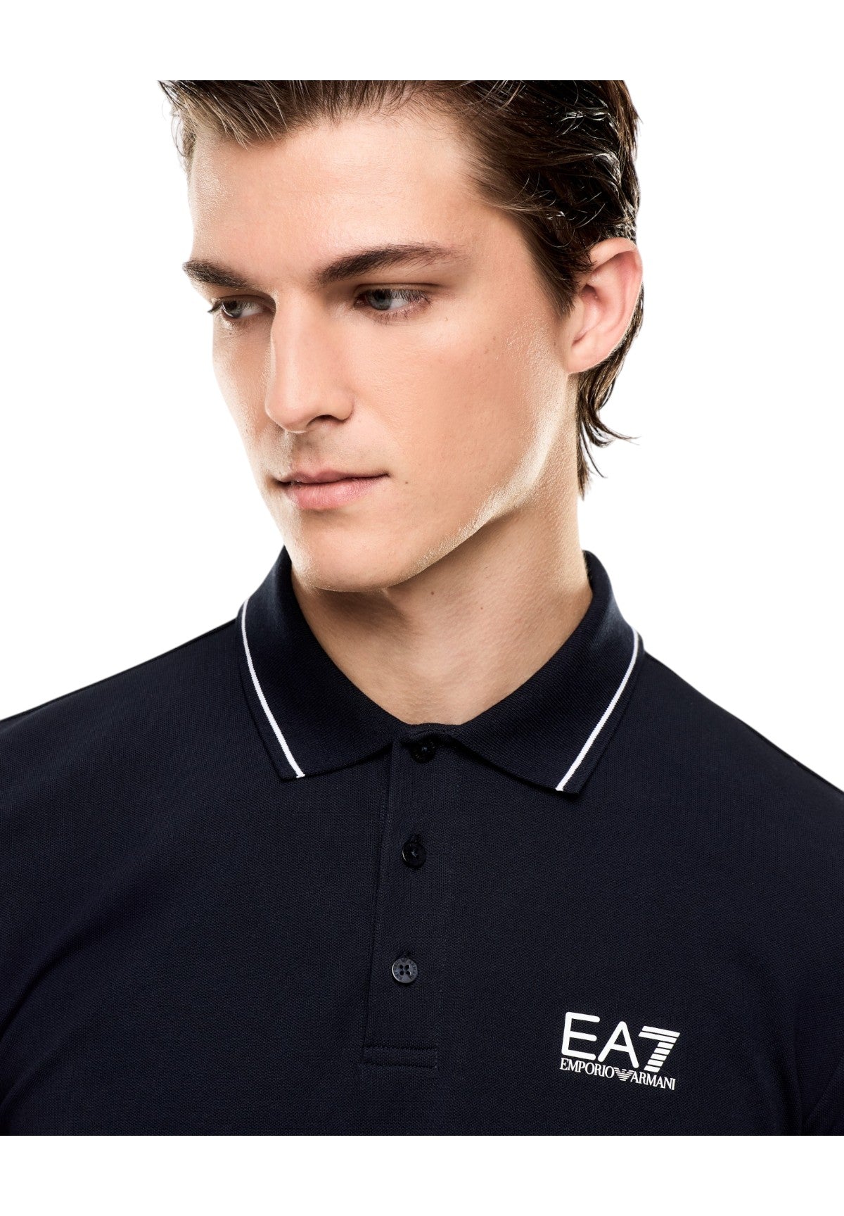Polo Piqué 8NPF16 Armani Blue