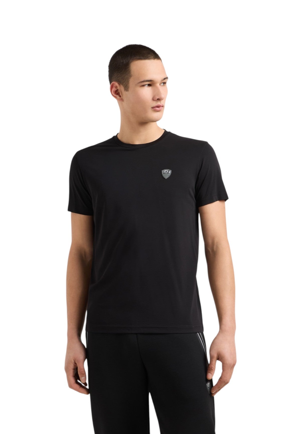 T-shirt a Maniche Corte 8NPT16 Black