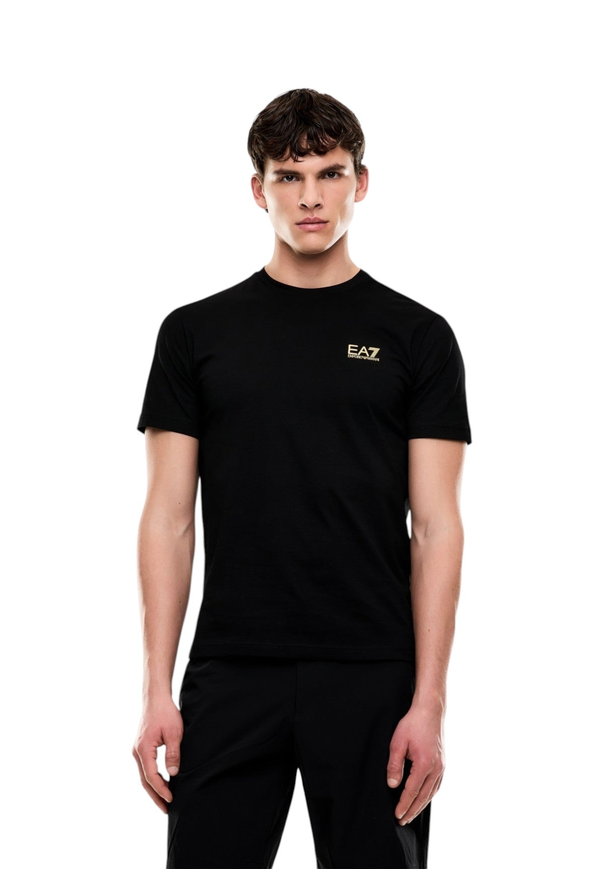 T-shirt a Maniche Corte 8NPT25 Black