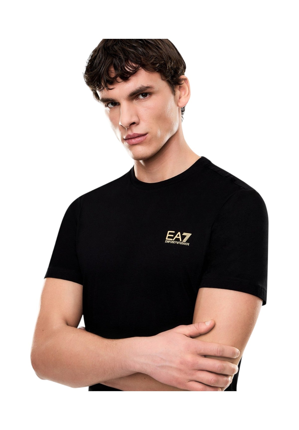 T-shirt a Maniche Corte 8NPT25 Black