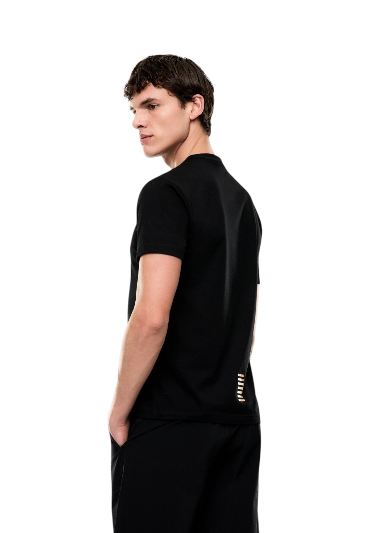 T-shirt a Maniche Corte 8NPT25 Black