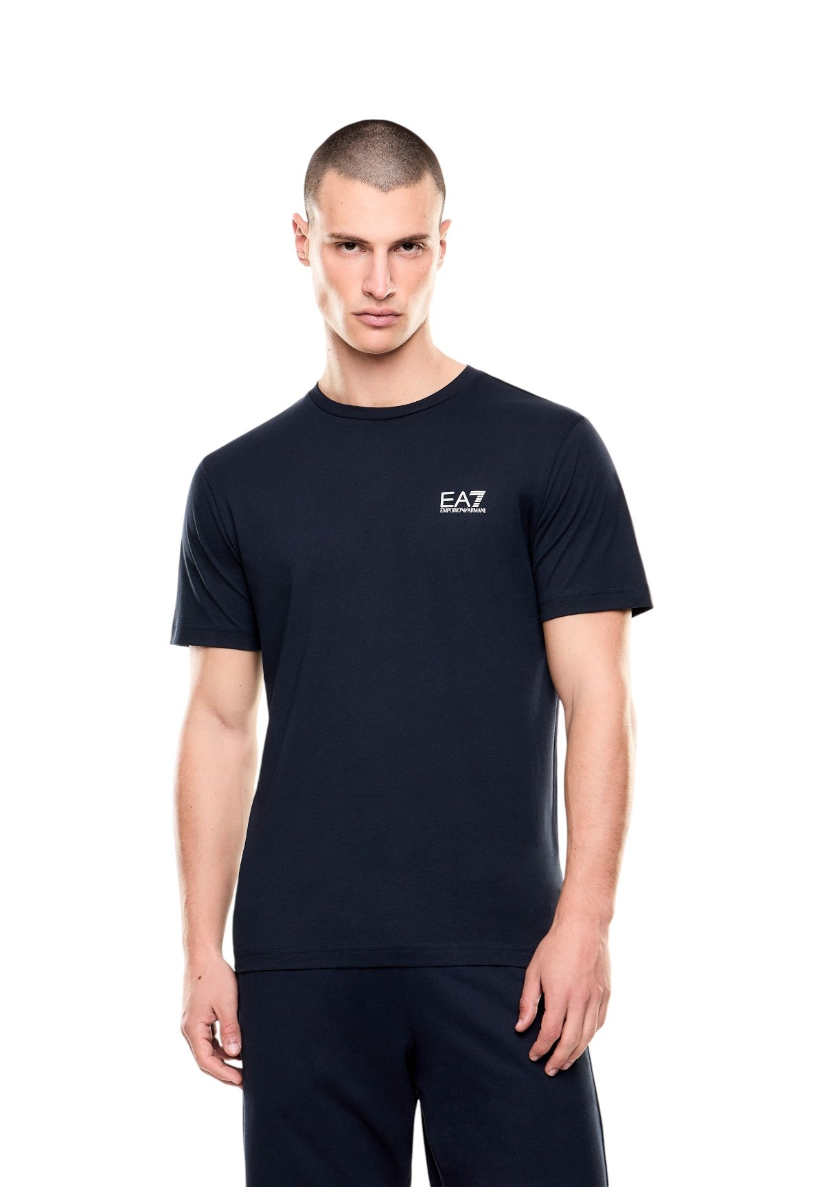 T-shirt a Maniche Corte 8NPT25 Armani Blue