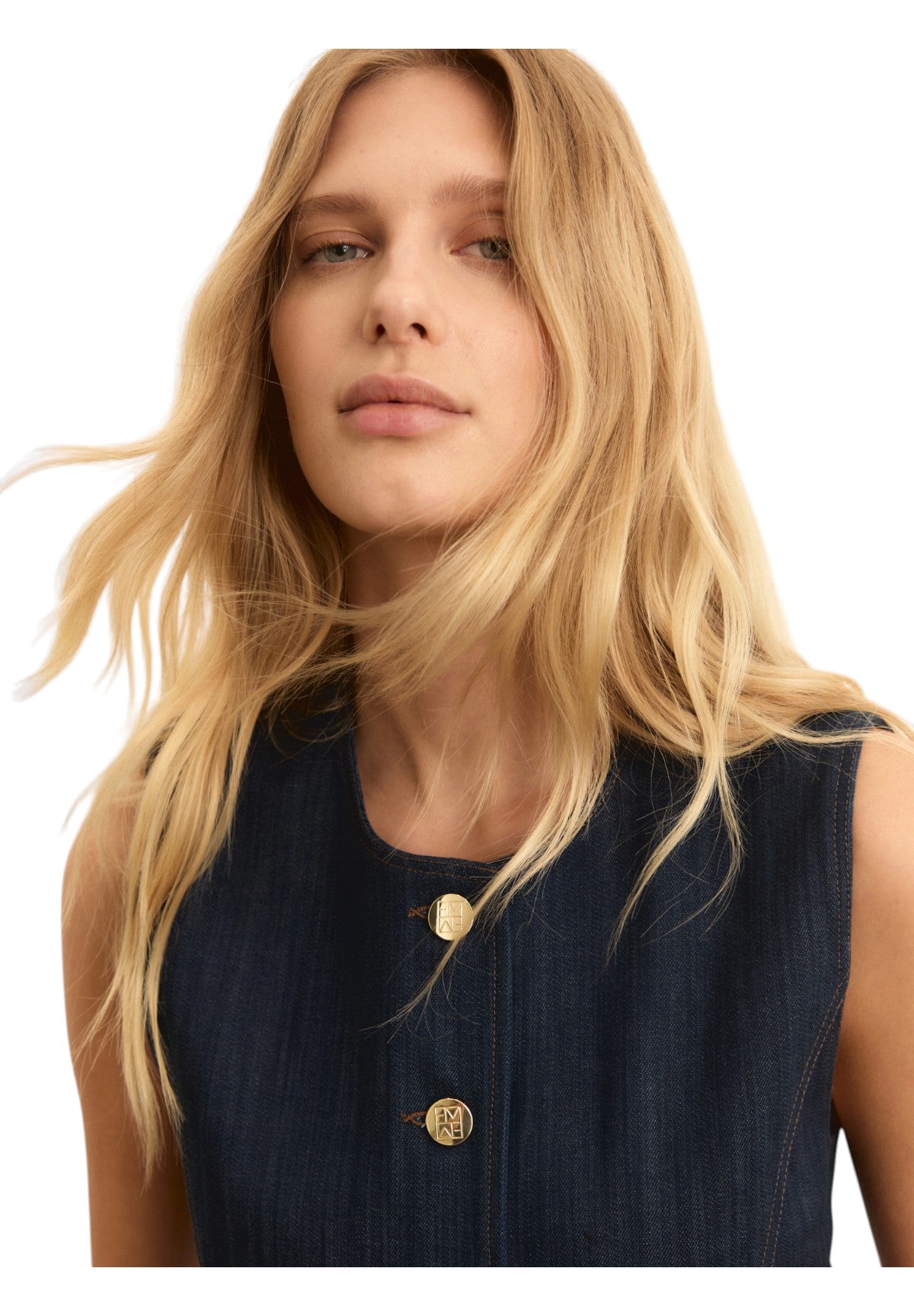 Gilet Elegante 2615151014200 EMICACHI Blu