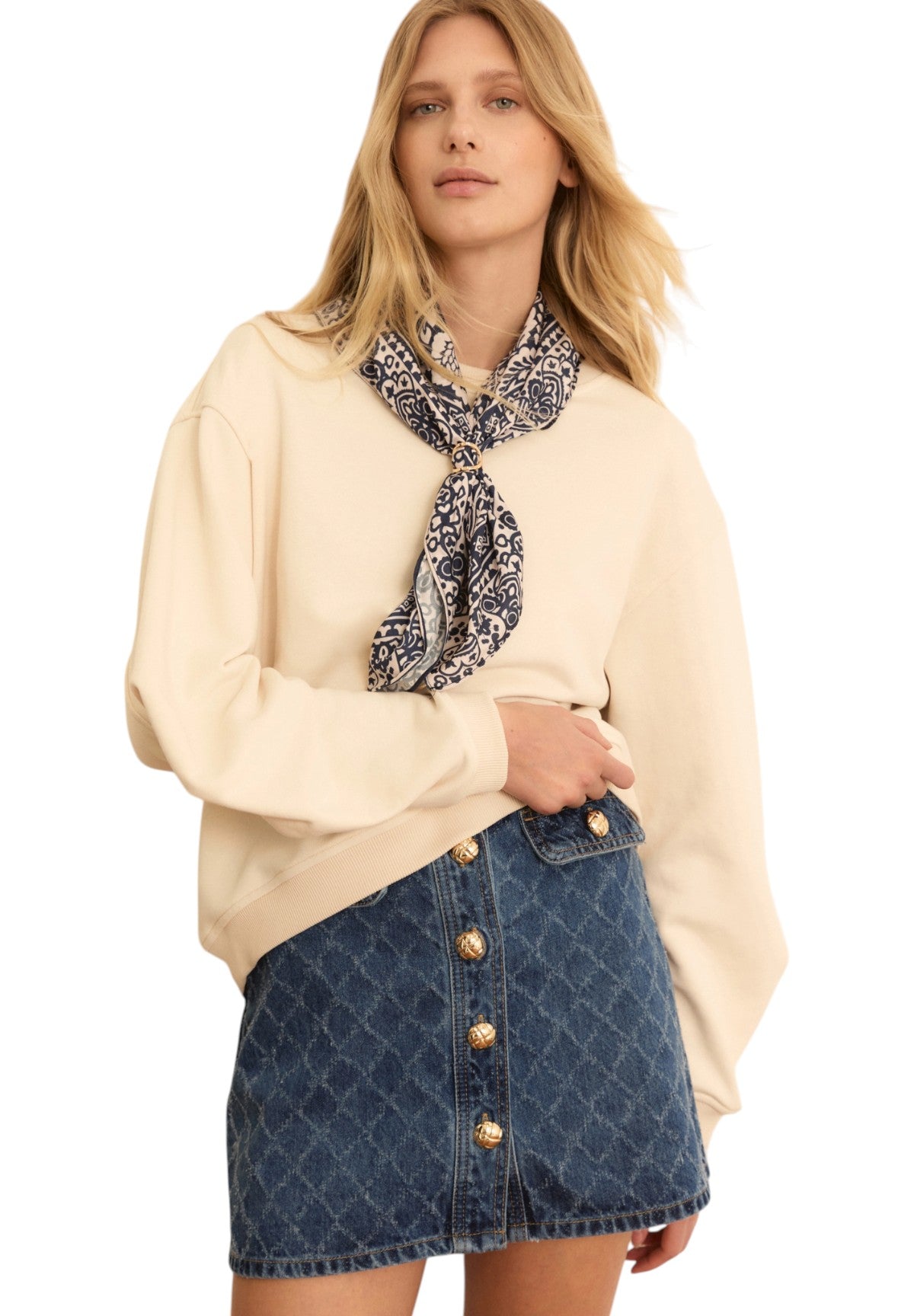 Gonna 2615101014200 EMIRIVIERA Blue Jeans