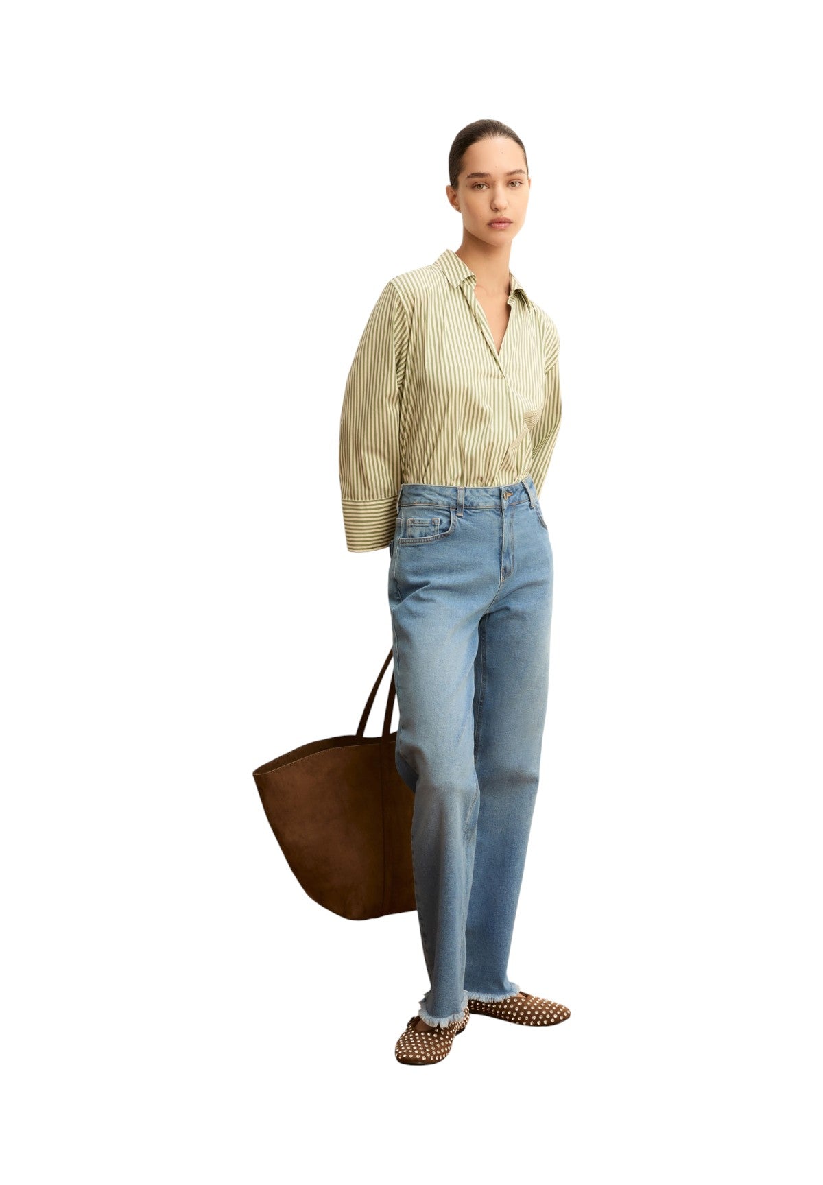 Camicia a Maniche Lunghe 2615111091200 EMMADORNO Verde