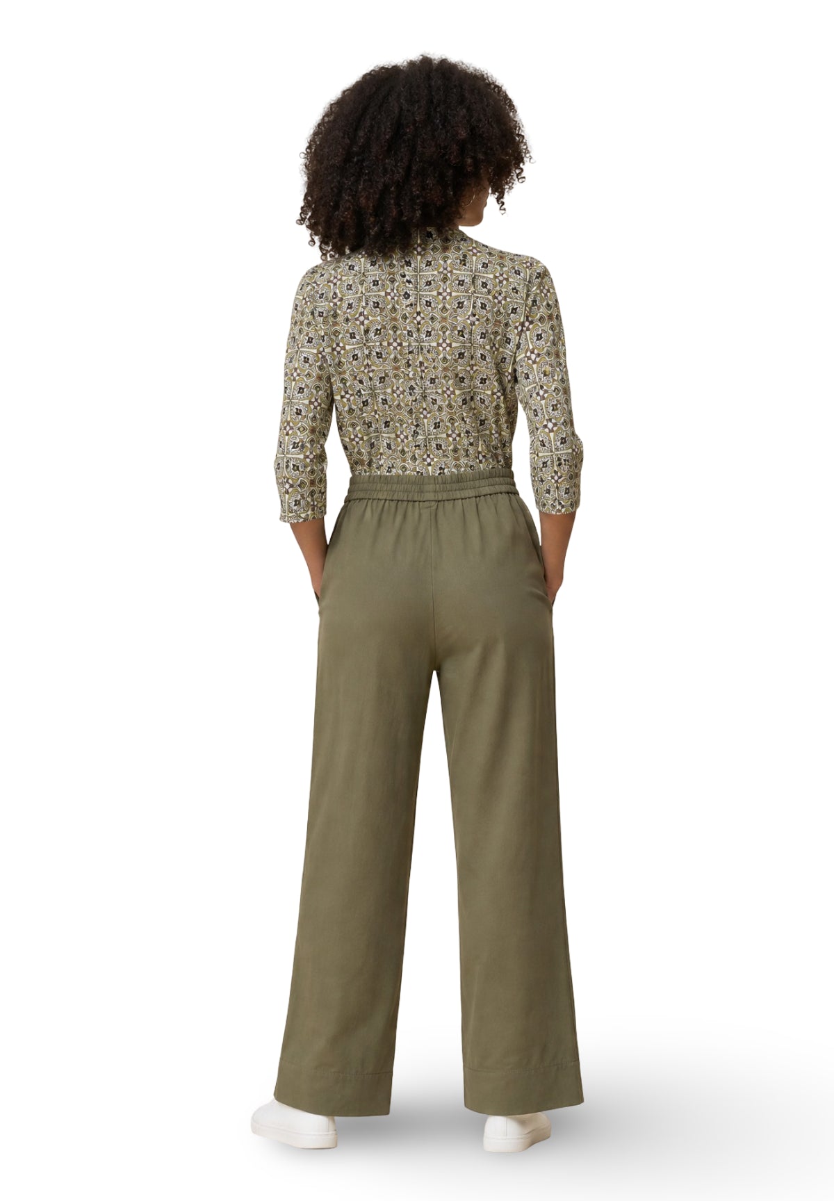 Pantaloni 2615131022200 EMMANGOLO Verde militare