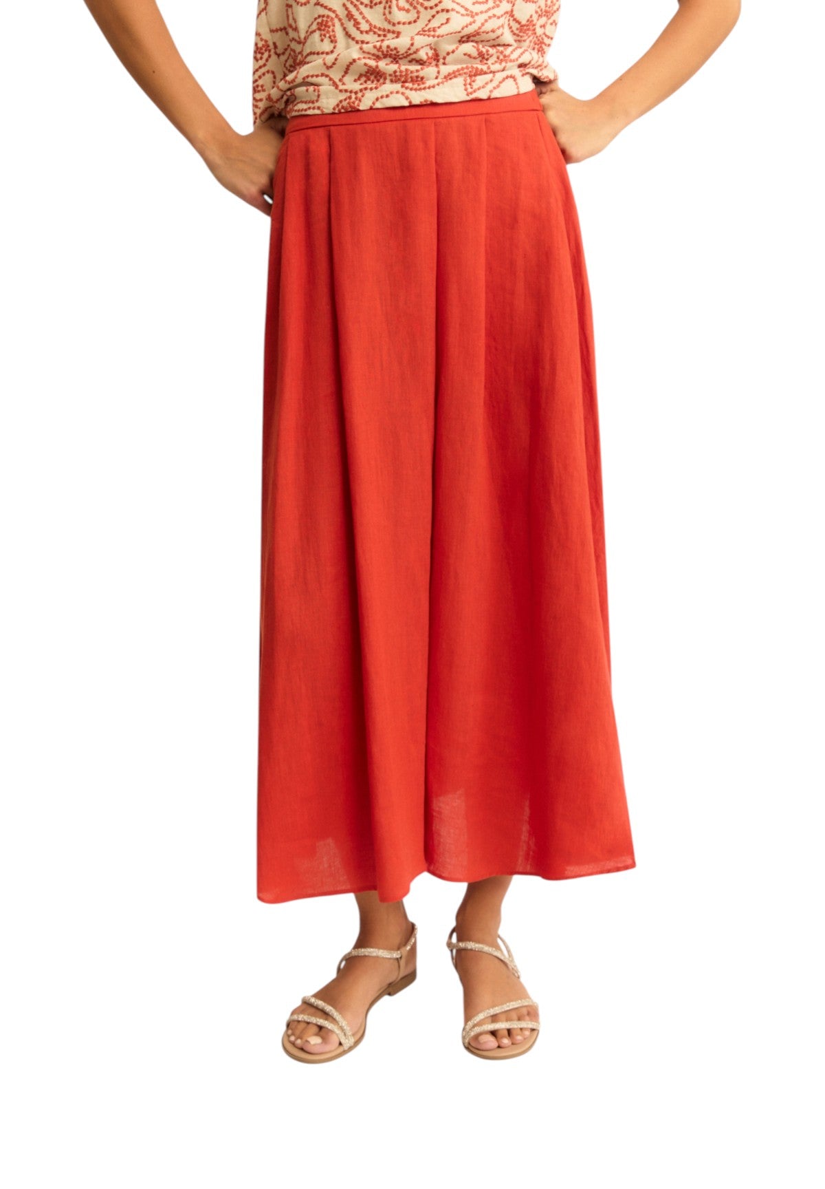 Gonna 2615101082200 EMMBIADA Rosso geranio