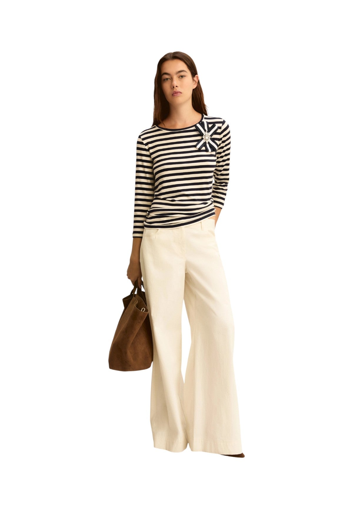 T-shirt a Maniche Lunghe 2615971011200 EMMCOSETTA Blu