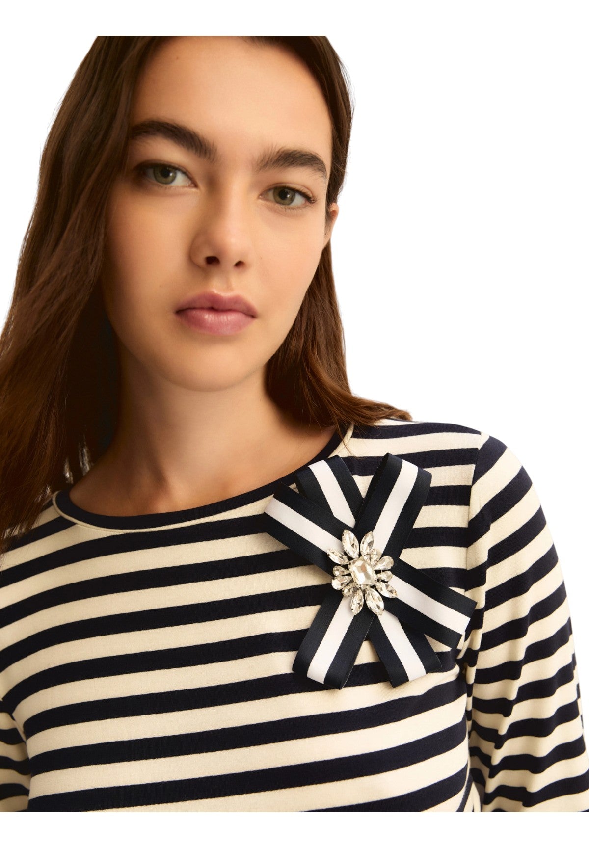 T-shirt a Maniche Lunghe 2615971011200 EMMCOSETTA Blu