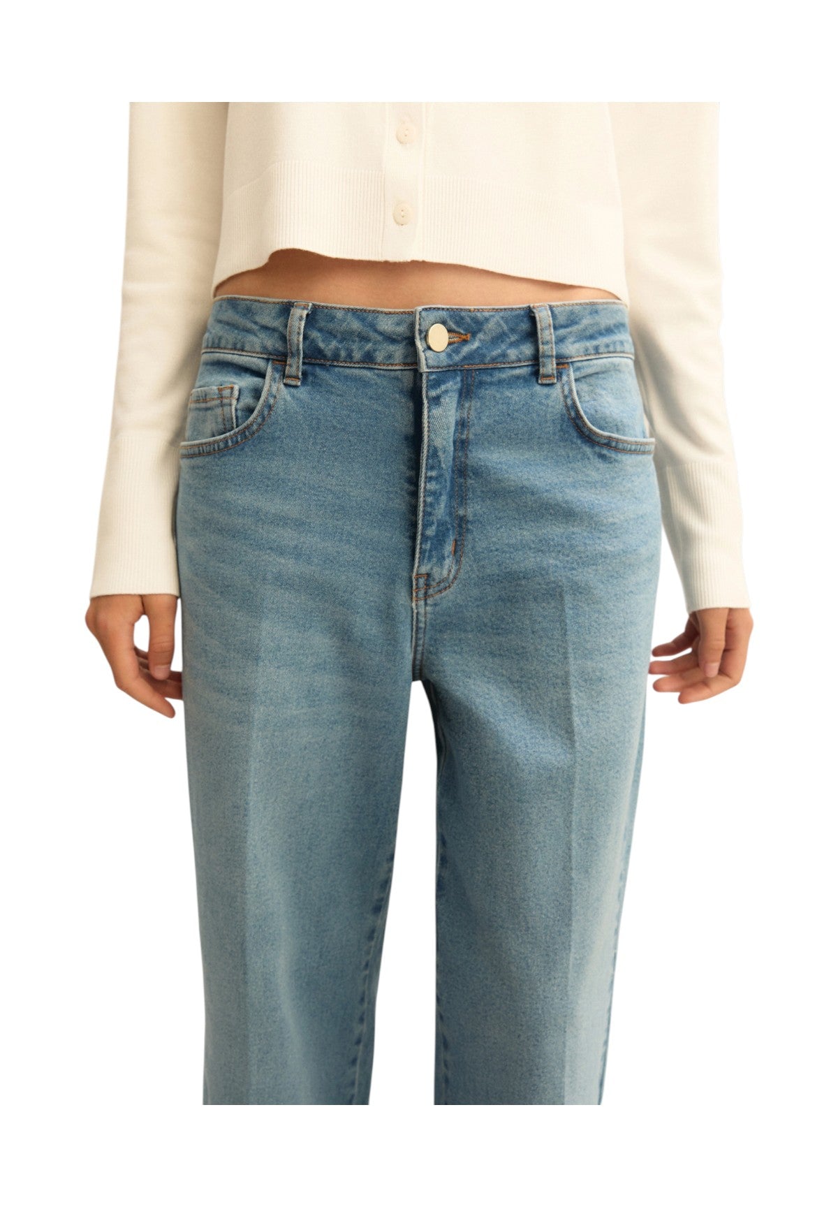 Jeans 2615181011200 EMMCROPPED Blue Jeans
