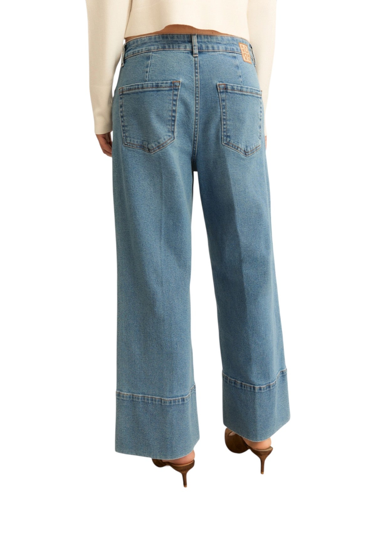 Jeans 2615181011200 EMMCROPPED Blue Jeans