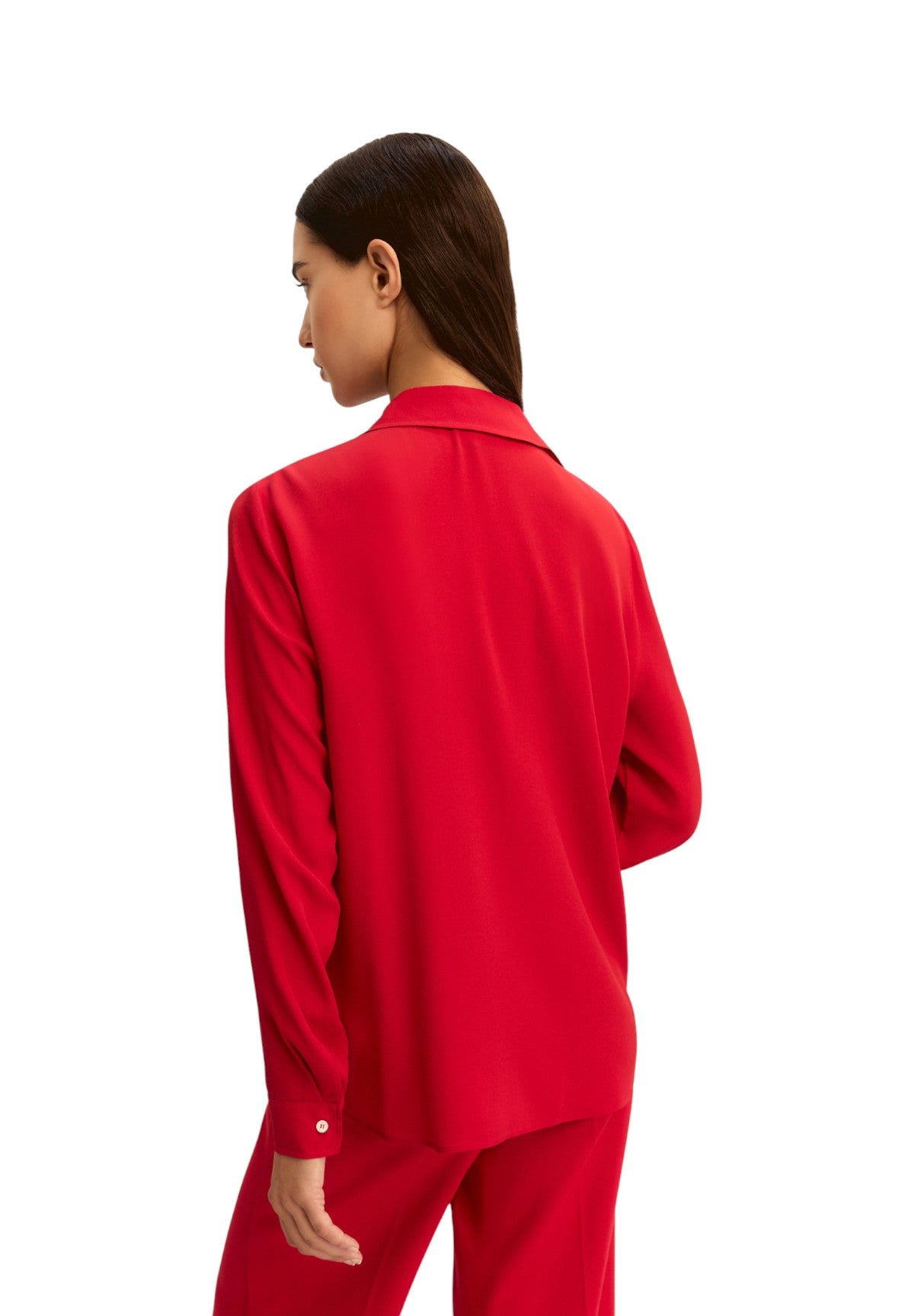 Camicia a Maniche Lunghe 2615111161200 EMMFARO Rosso