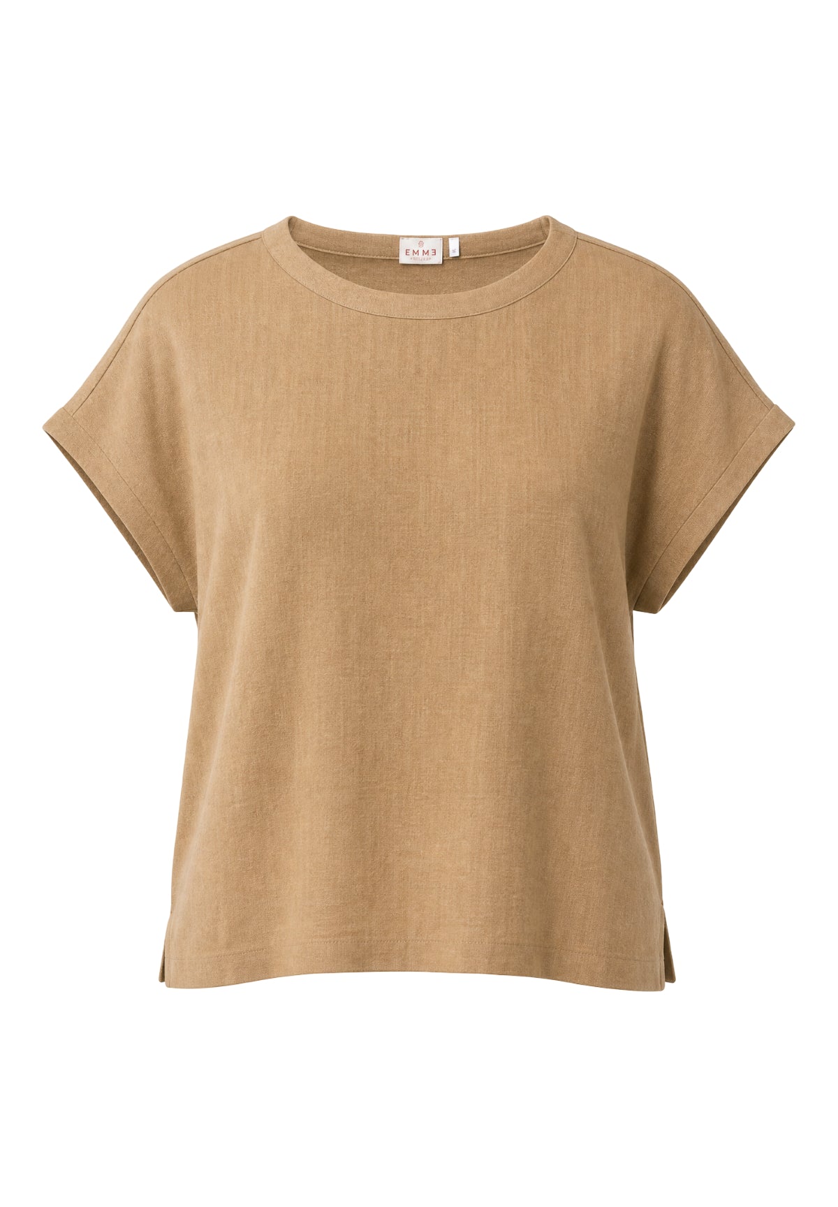 T-shirt a Maniche Corte 2615111132200 EMMGEYSER Ecru
