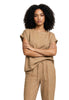 Emme Marella T-shirt a Maniche Corte 2615111132200 EMMGEYSER Ecru