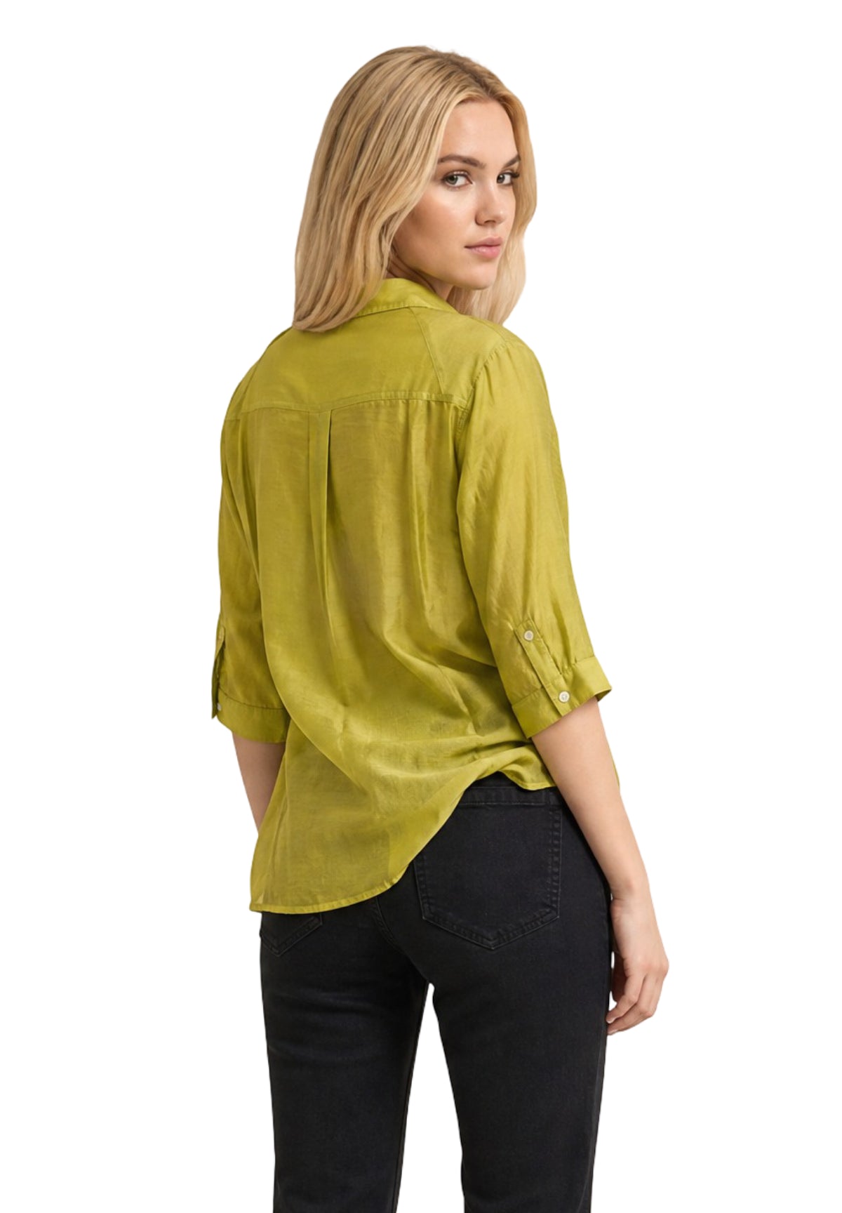 Camicia Coreana 2615111112200 EMMGIGA Verde mela