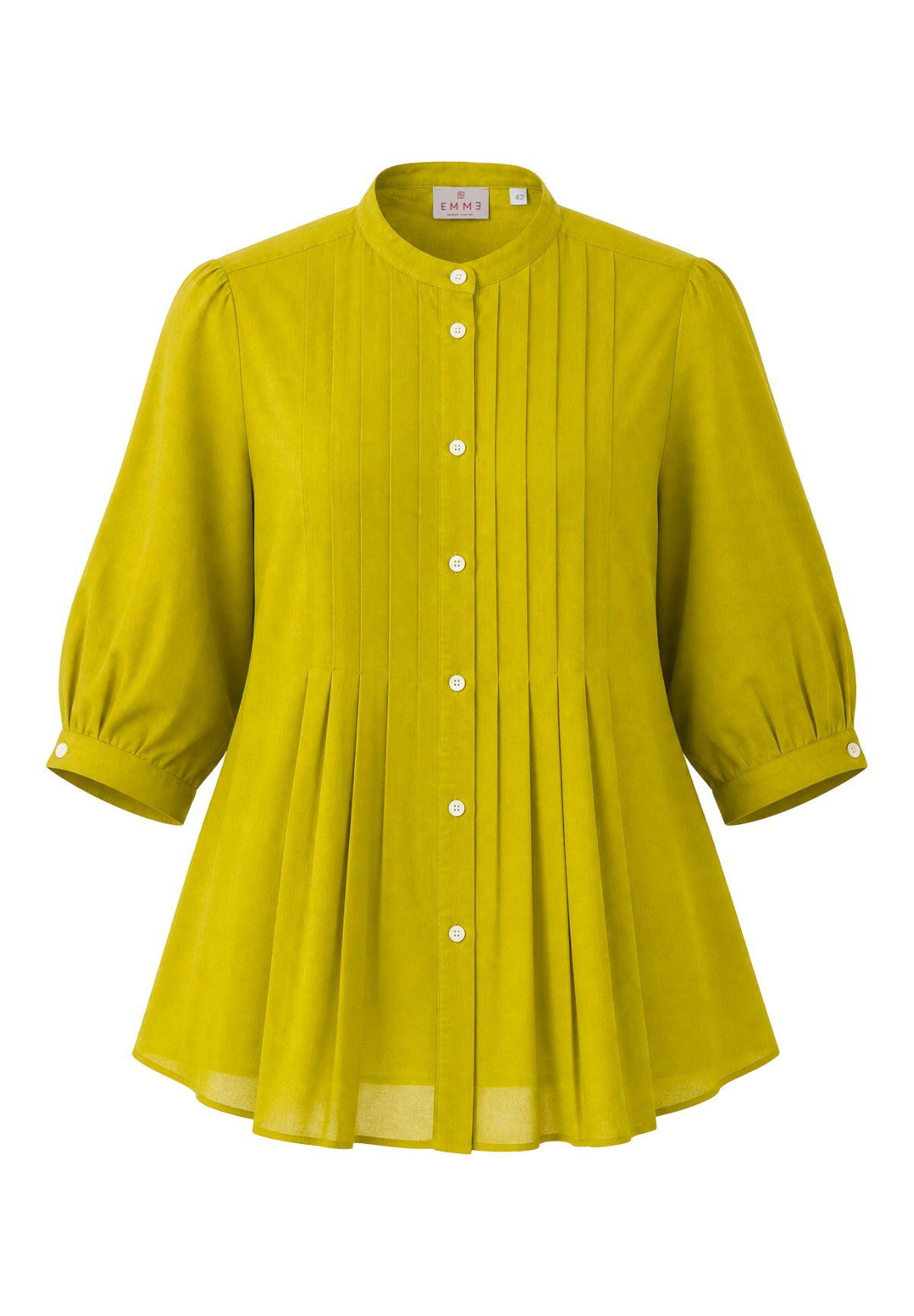 Camicia Coreana 2615111112200 EMMGIGA Verde mela