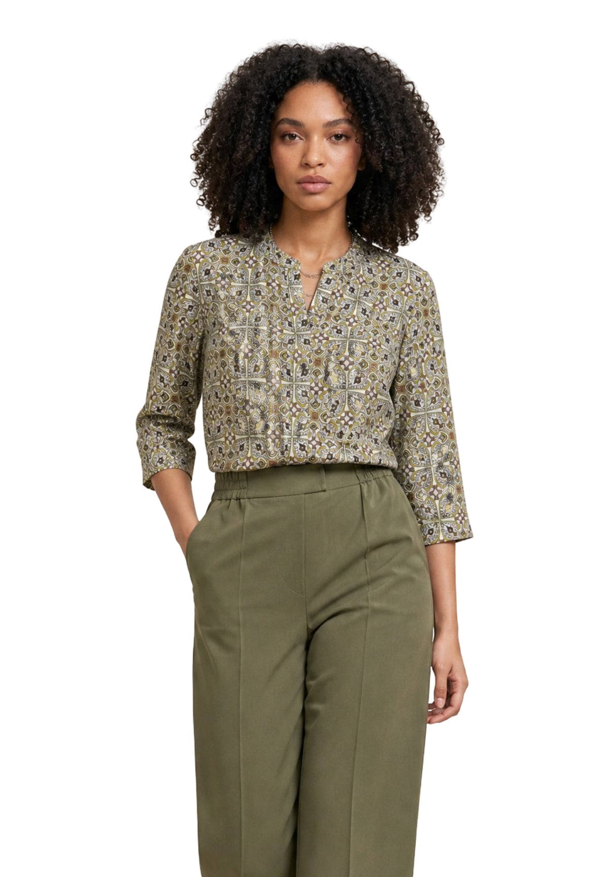 Camicia Coreana 2615111072200 EMMGIURATO Cammello