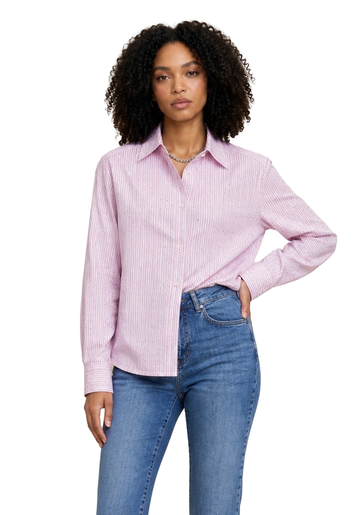 Camicia a Maniche Lunghe 2615111121200 EMMLIUTI Rosa