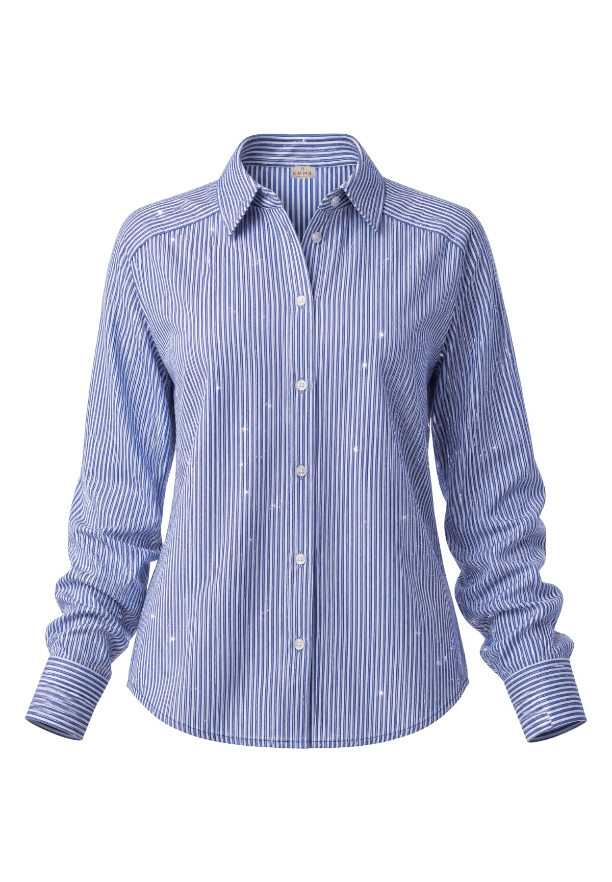 Camicia a Maniche Lunghe 2615111121200 EMMLIUTI Blu