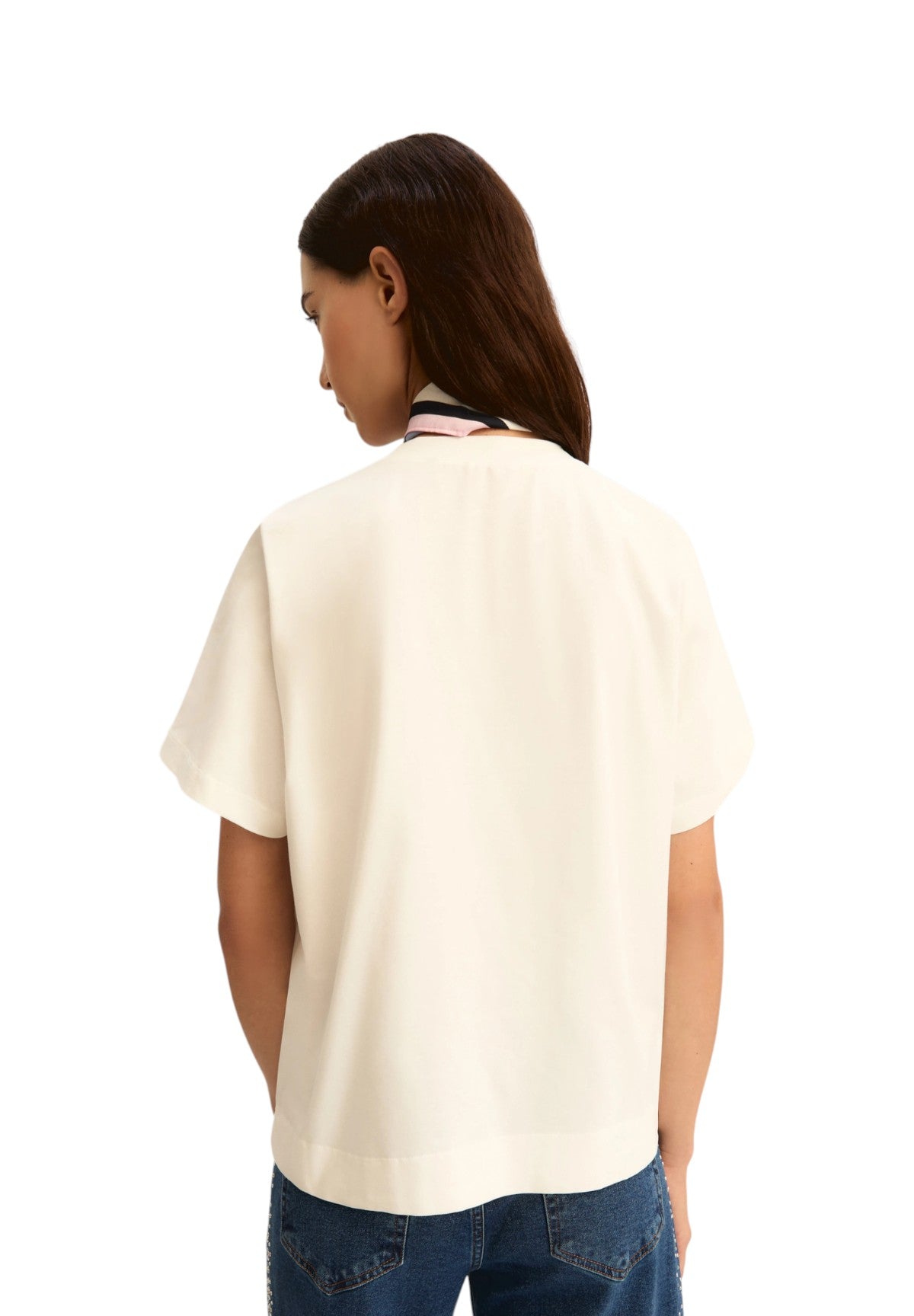 T-shirt a Maniche Corte 2615971041200 EMMMAESTRO Bianco