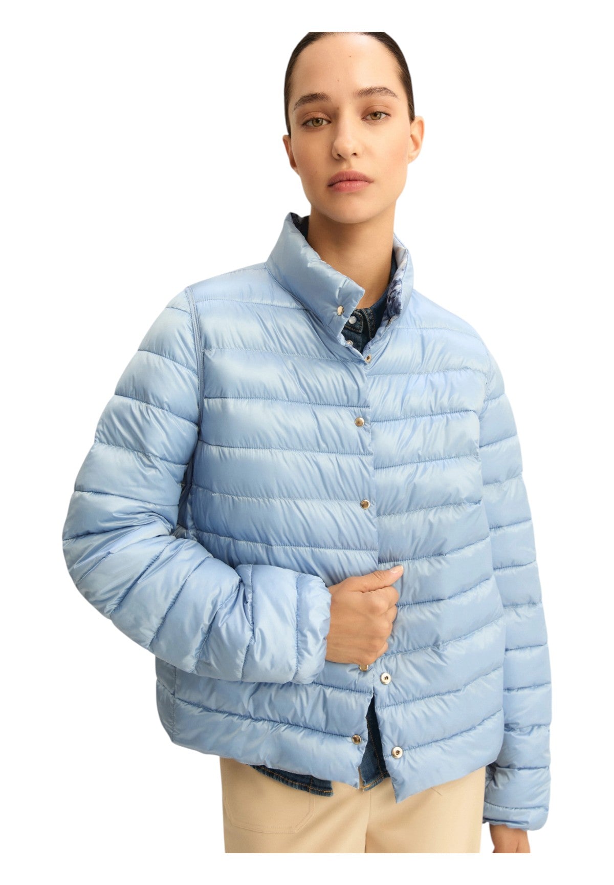 Piumino Leggero 2615481061200 EMMPATIO Azzurro